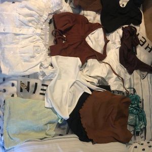 Shein 20 various crop /tank/tops small